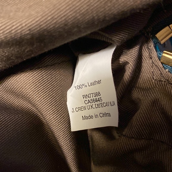 Gorgeous Teal Jcrew medium purse. - Picture 6 of 6